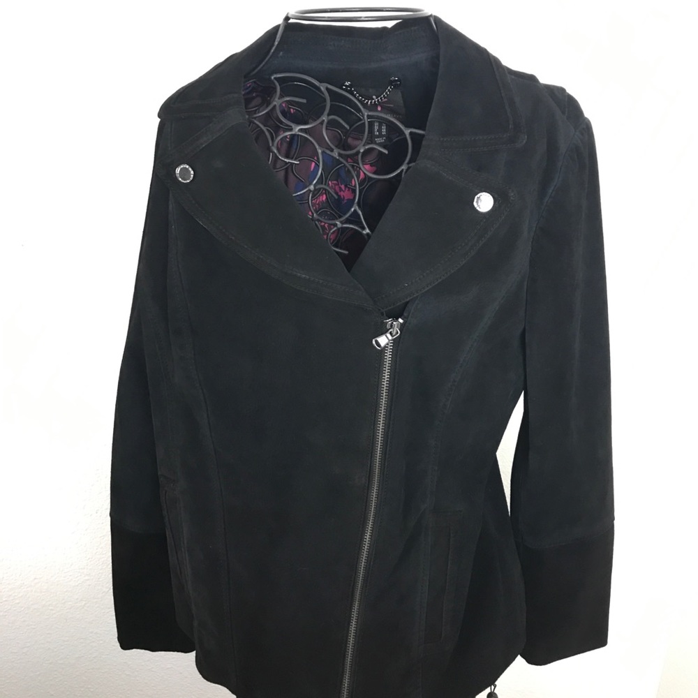 ISAACMIZRAHI LEATHER Jacket Women's 10